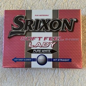 NIB | Srixon | Ladies Soft Feel White 12 Golf Balls